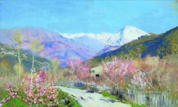 Isaac Ilich Levitan Painting - Primavera en Italia 1890 Isaac Levitan